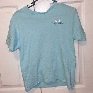 girls blue simply southern shirt